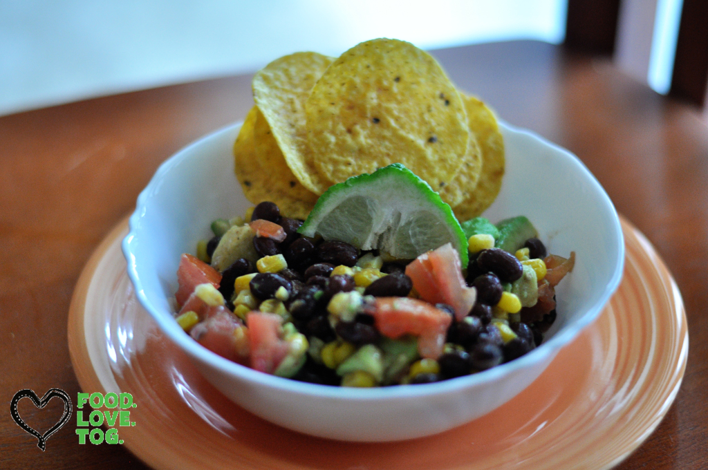 Black Bean, Corn & Avocado Salad | FoodLoveTog