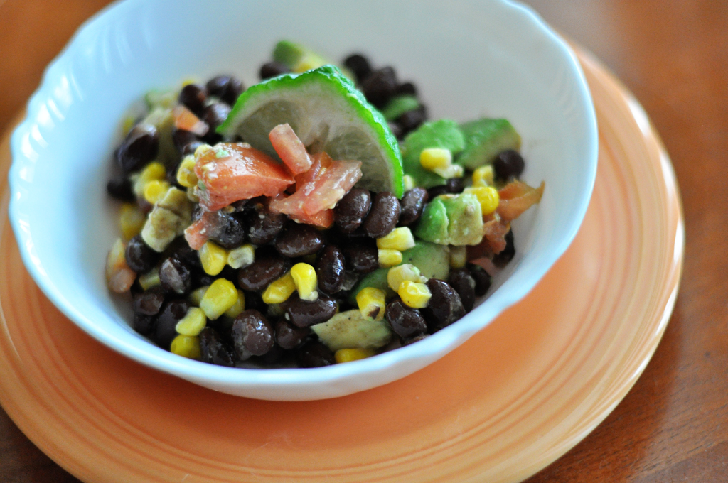 Black Bean, Corn & Avocado Salad